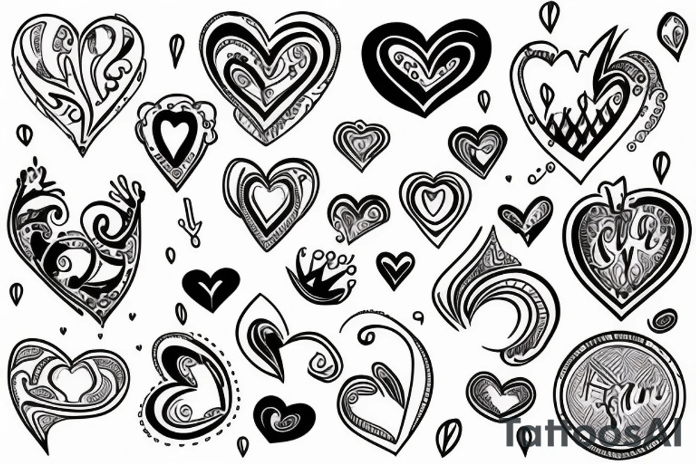 heart rate tattoo idea