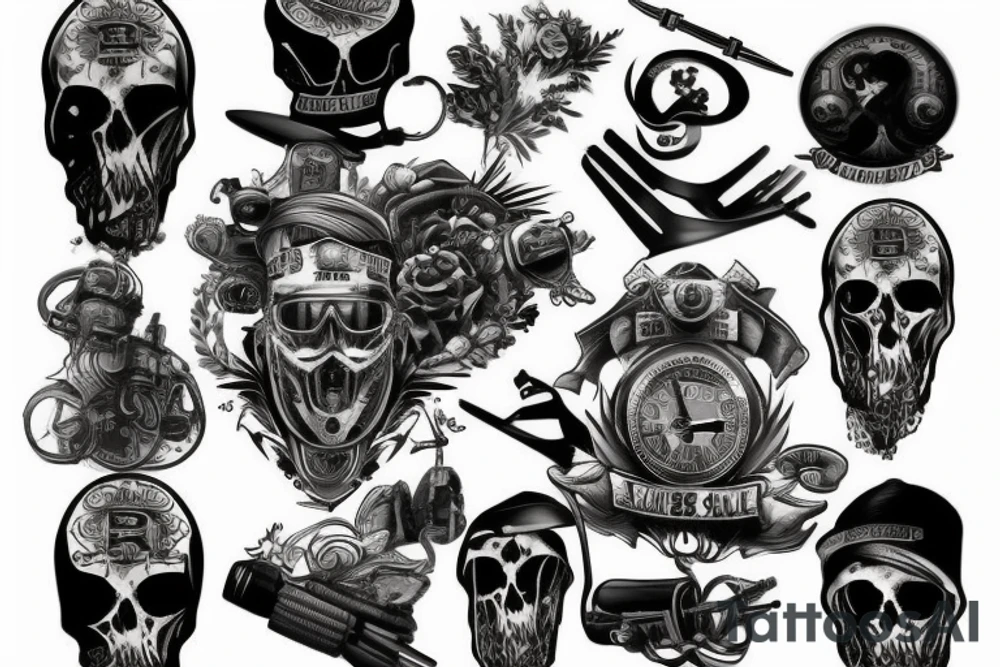tank on the field tattoo idea