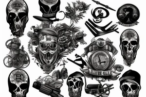 tank on the field tattoo idea