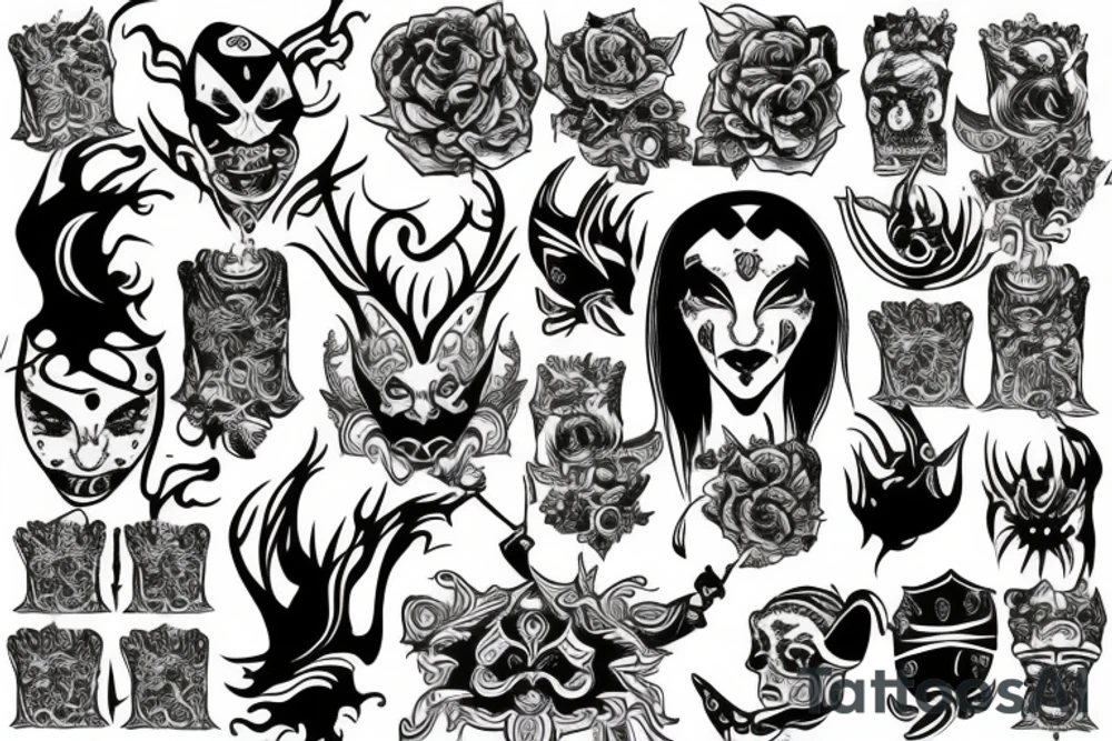 jester tattoo idea