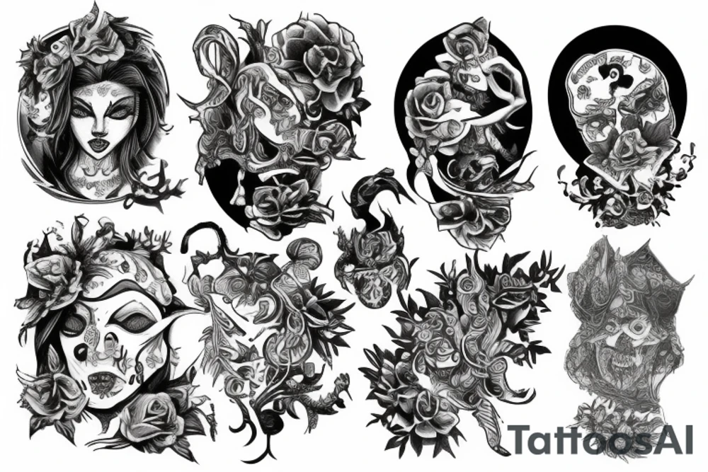 jester tattoo idea