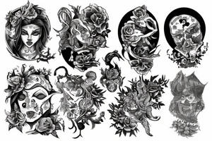 jester tattoo idea