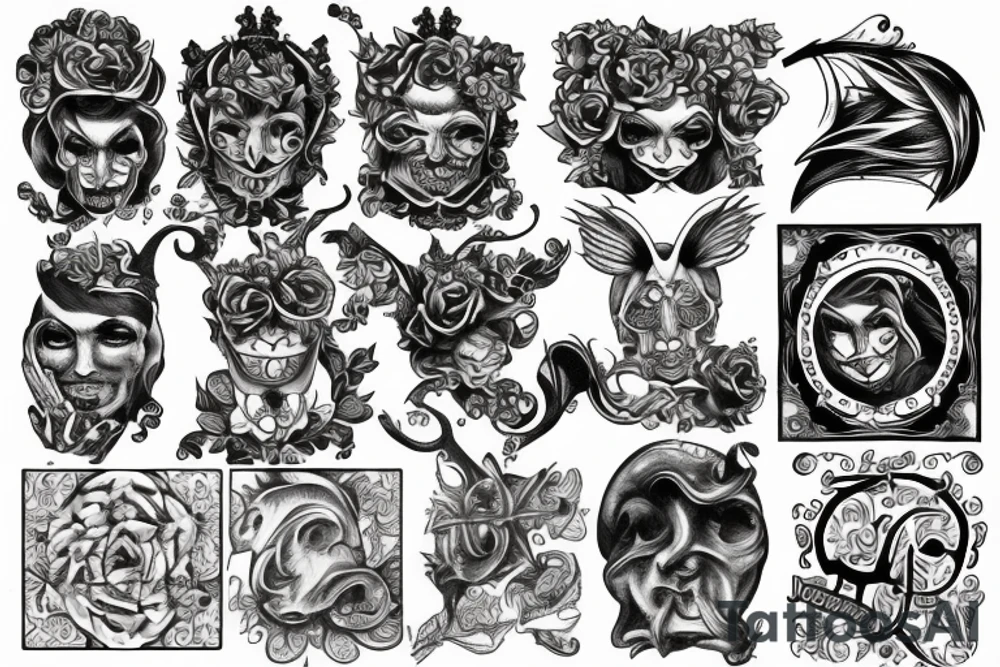 jester tattoo idea