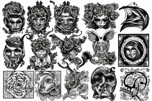 jester tattoo idea
