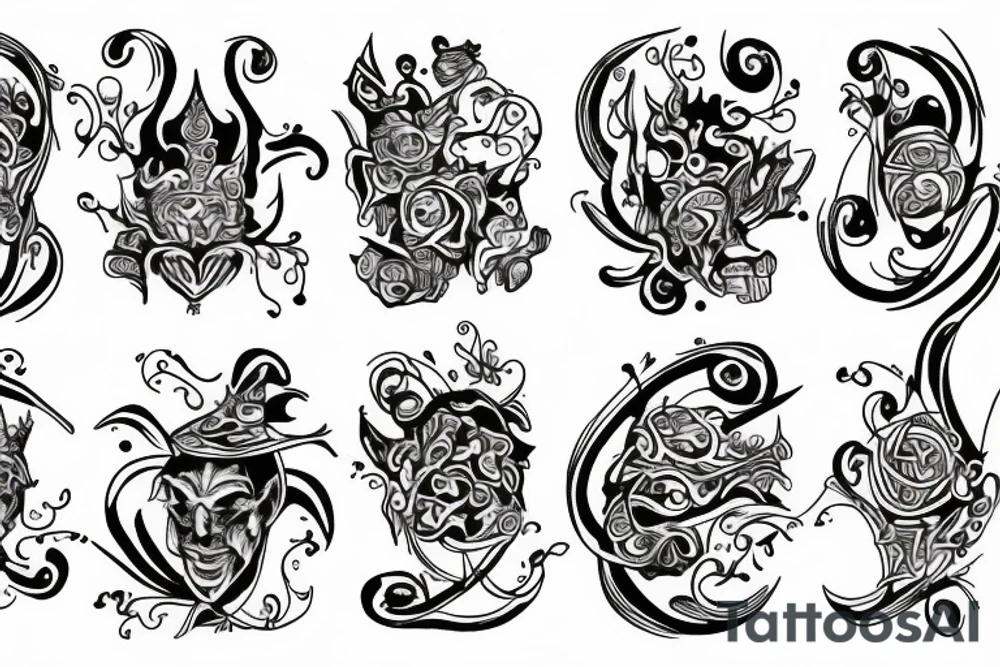 jester tattoo idea
