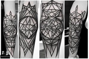 Metatron Cube on upper arm tattoo idea