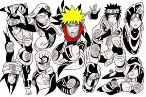 I want a tattoo of naruto tattoo idea