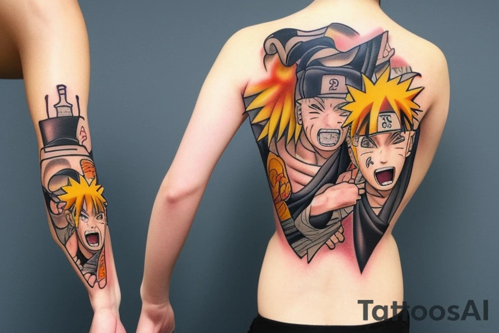 I want a tattoo of naruto tattoo idea