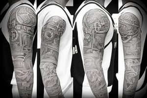I want a tattoo of a basketball tattoo idea