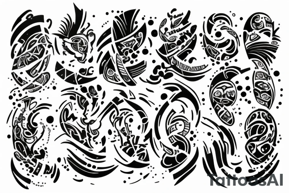 Phenix smilling tattoo idea