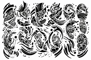 Phenix smilling tattoo idea