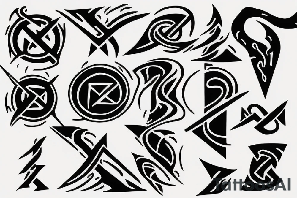 Anarchism and fire tattoo idea