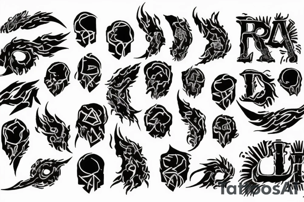 Anarchism and fire tattoo idea