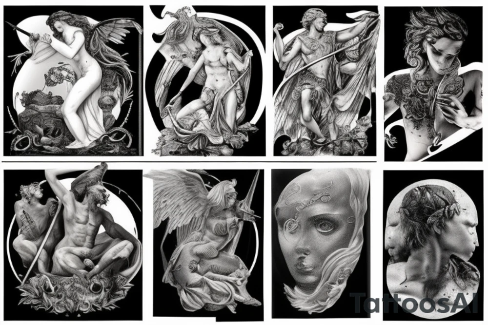 Roman mythology tattoo idea