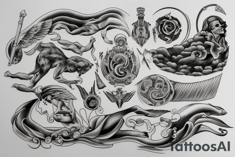 Roman mythology tattoo idea