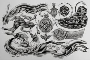 Roman mythology tattoo idea