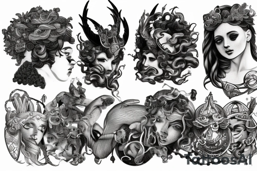 Roman mythology tattoo idea