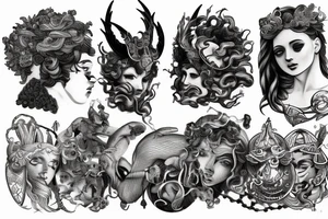 Roman mythology tattoo idea