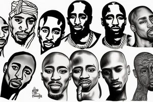 Tupac Shakur tattoo idea