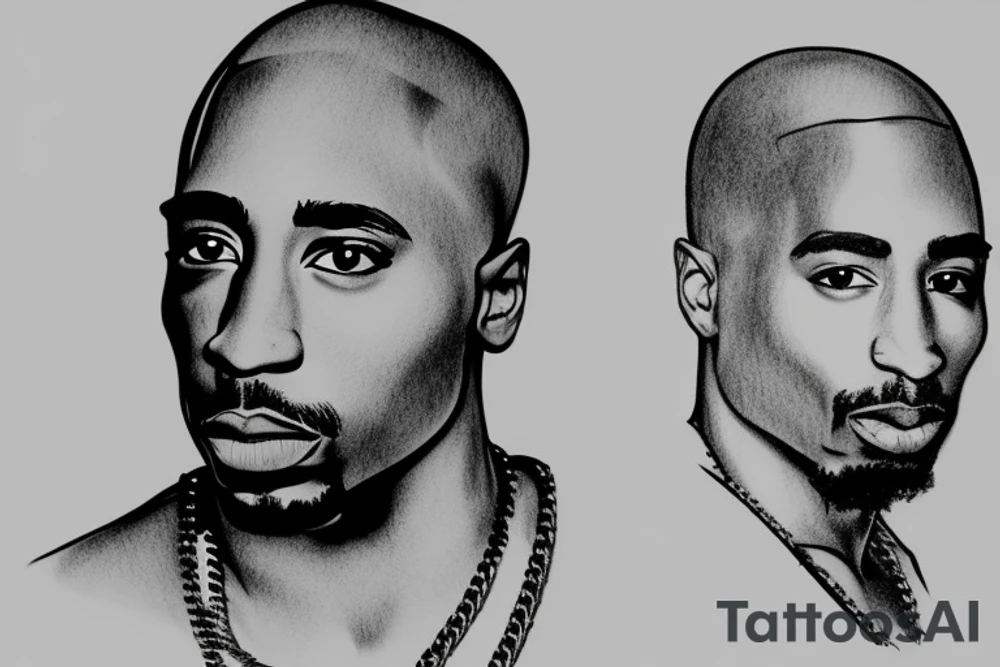 Tupac Shakur tattoo idea