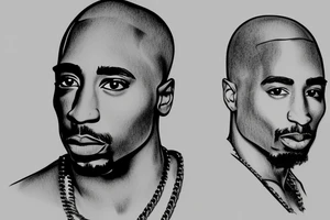 Tupac Shakur tattoo idea