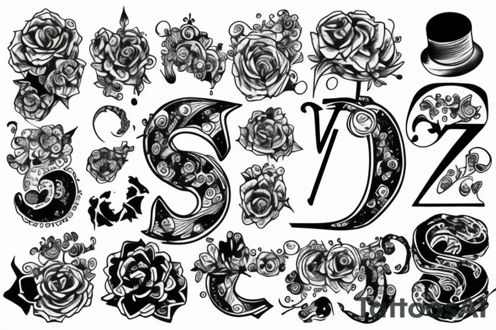 number 08 tattoo idea