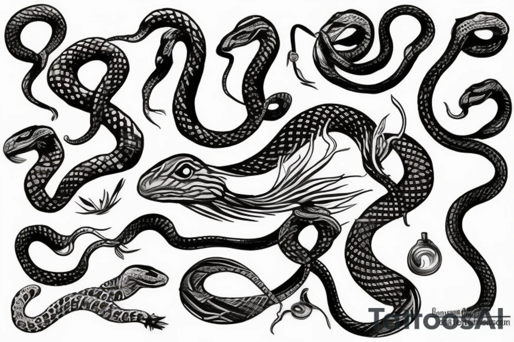 snake tattoo tattoo idea