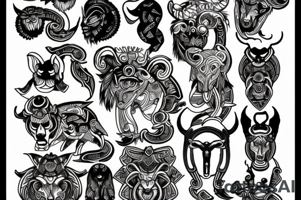 ram totem tattoo idea