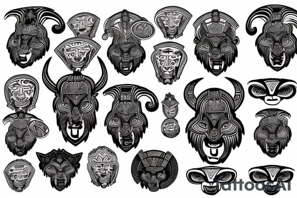 ram totem tattoo idea
