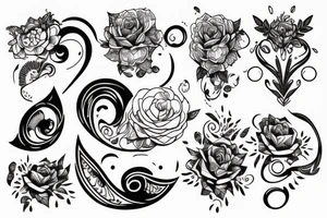 Line art tattoo idea