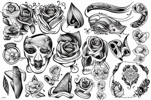 Line art tattoo idea
