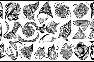 Line art tattoo idea