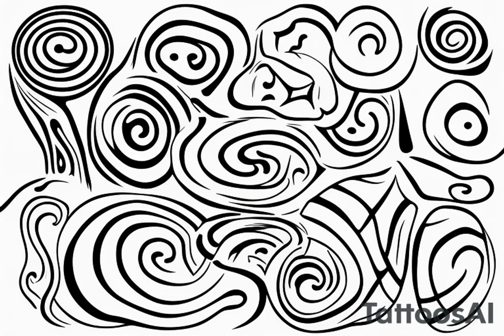 Fibonacci number shell geometry tattoo idea