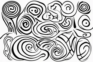 Fibonacci number shell geometry tattoo idea