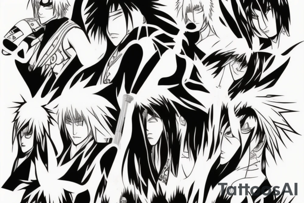 bleach anime ichigo tattoo idea