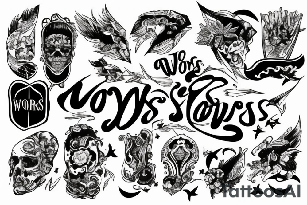 The Worlds is Yours tattoo idea