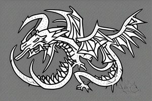 Minecraft Dragon tattoo idea