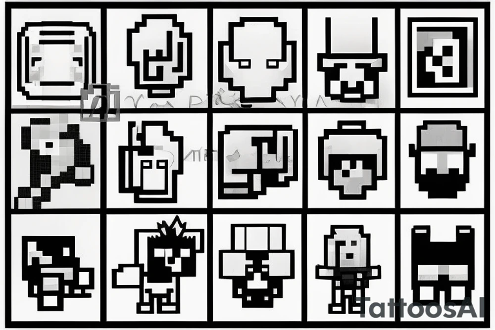 Minecraft tattoo idea