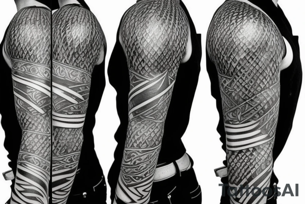 Nordic armor tattoo idea