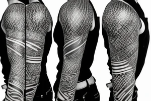 Nordic armor tattoo idea