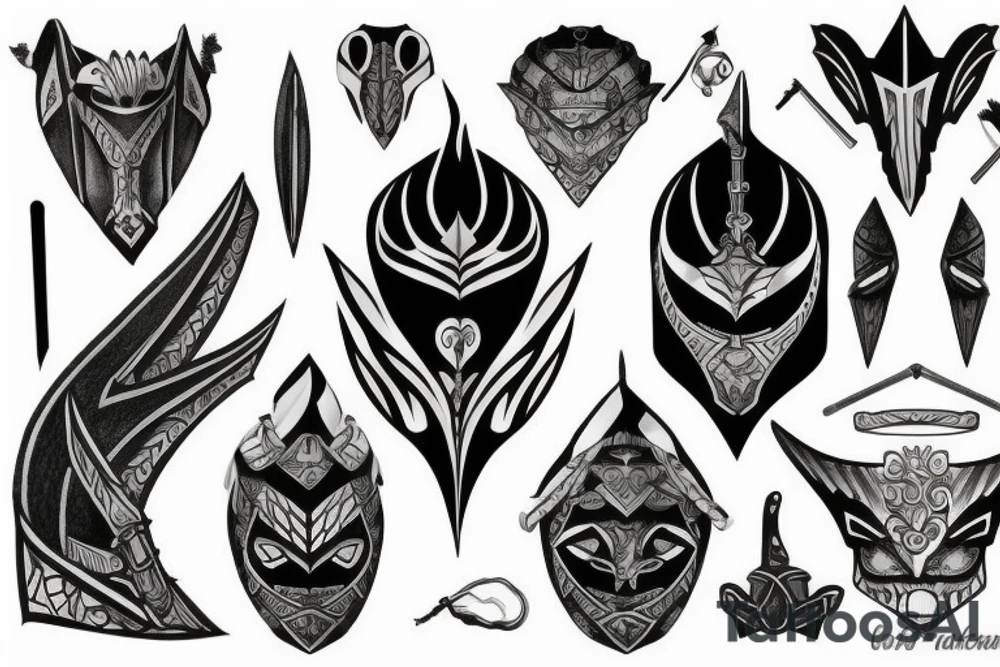 Nordic armor tattoo idea