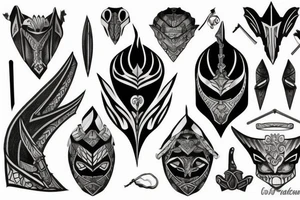 Nordic armor tattoo idea