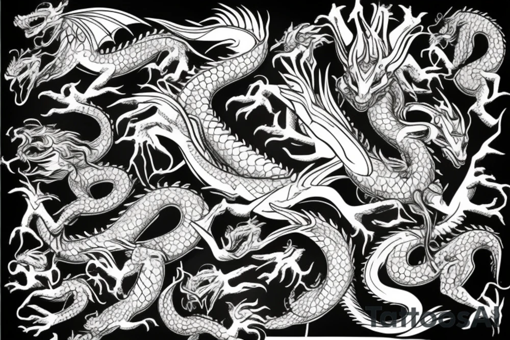 Dragon tattoo idea