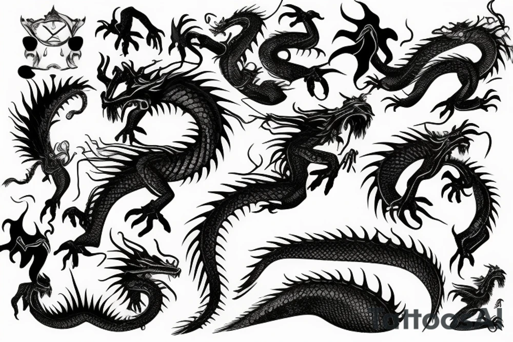 Dragon tattoo idea