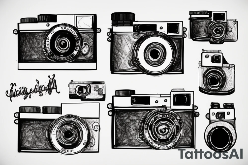 Leica M camera tattoo idea