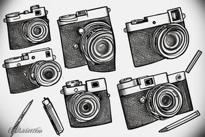 Leica M camera tattoo idea