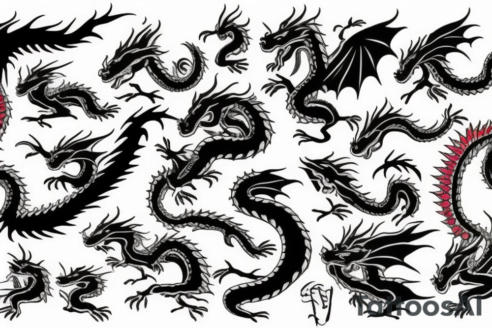 Dragon tattoo idea