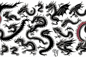 Dragon tattoo idea