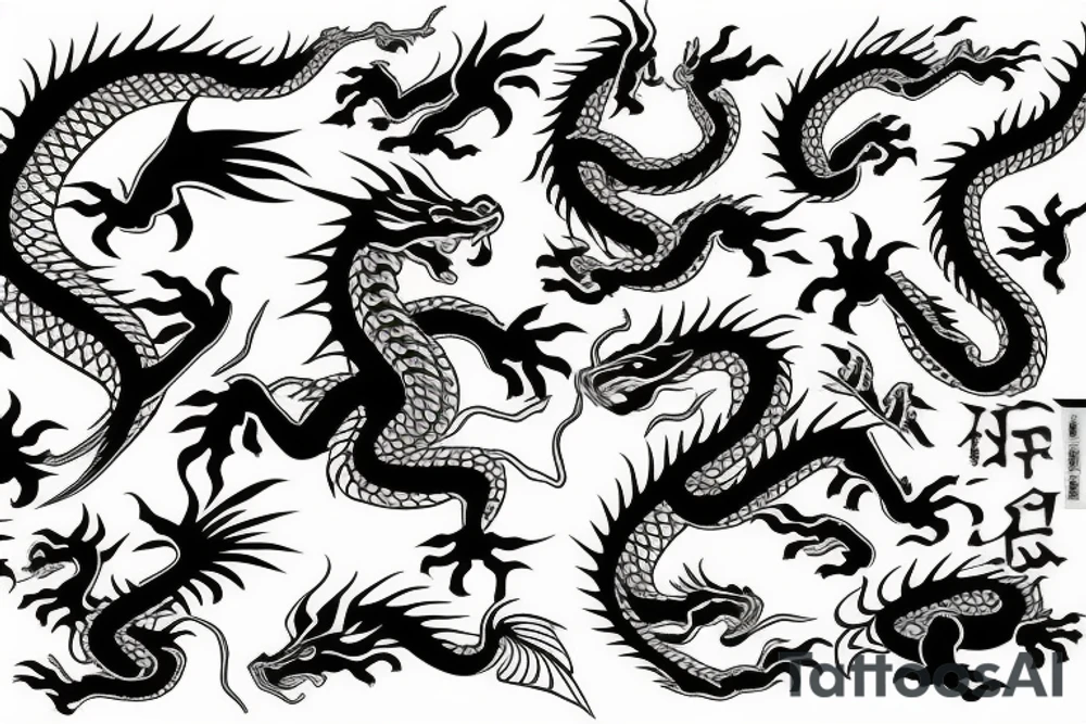 Dragon tattoo idea