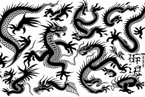 Dragon tattoo idea